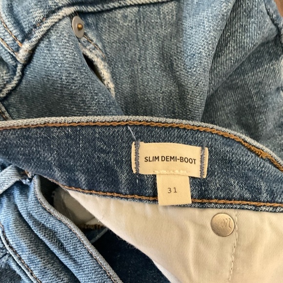 MADEWELL Women's Slim Demi-Boot Jeans SIZE 31  ($128) - Picture 4 of 6